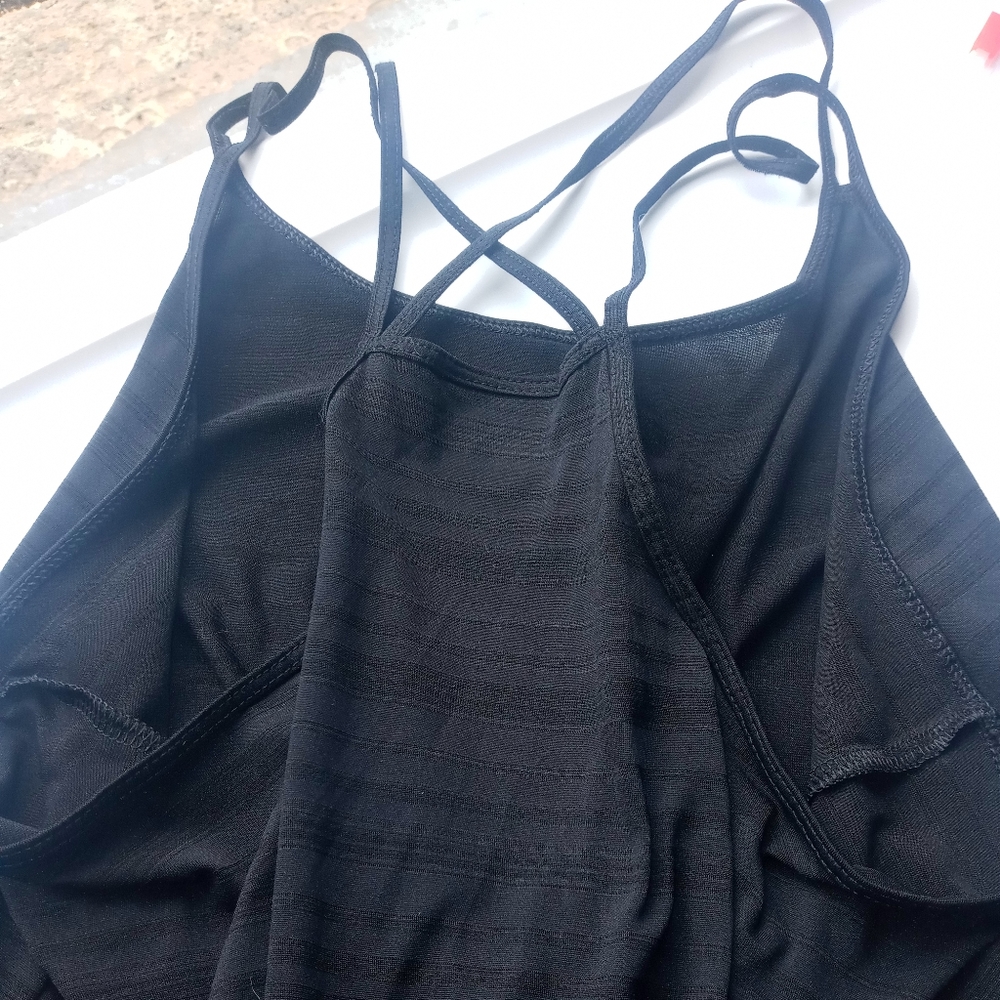 Danskin Now strap top, XL 16-18, black